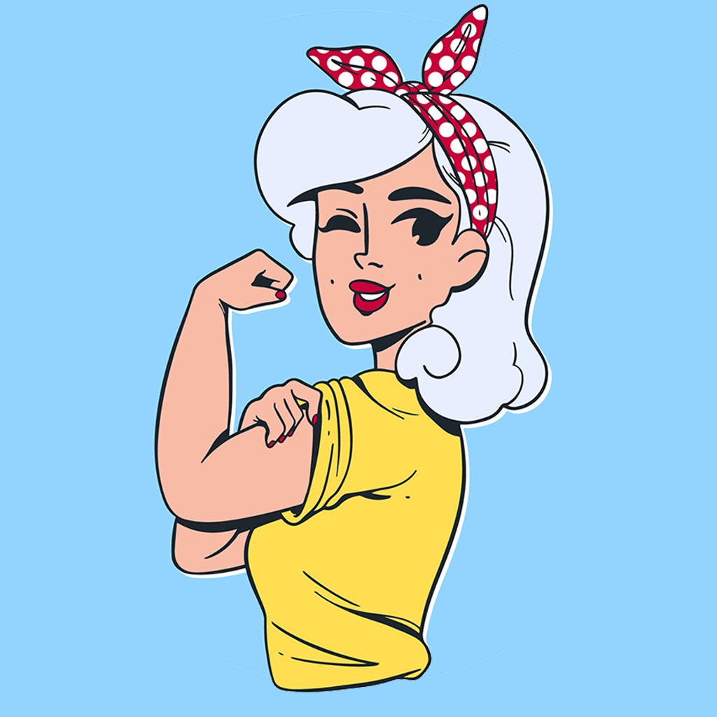 Girl Power Animated Stickers app icon captured 2026-08-12