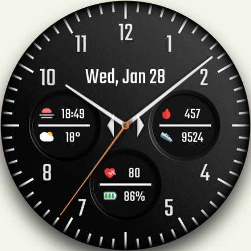 DADAM118: Analog Watch Face Google Play icon captured 2026-08-13