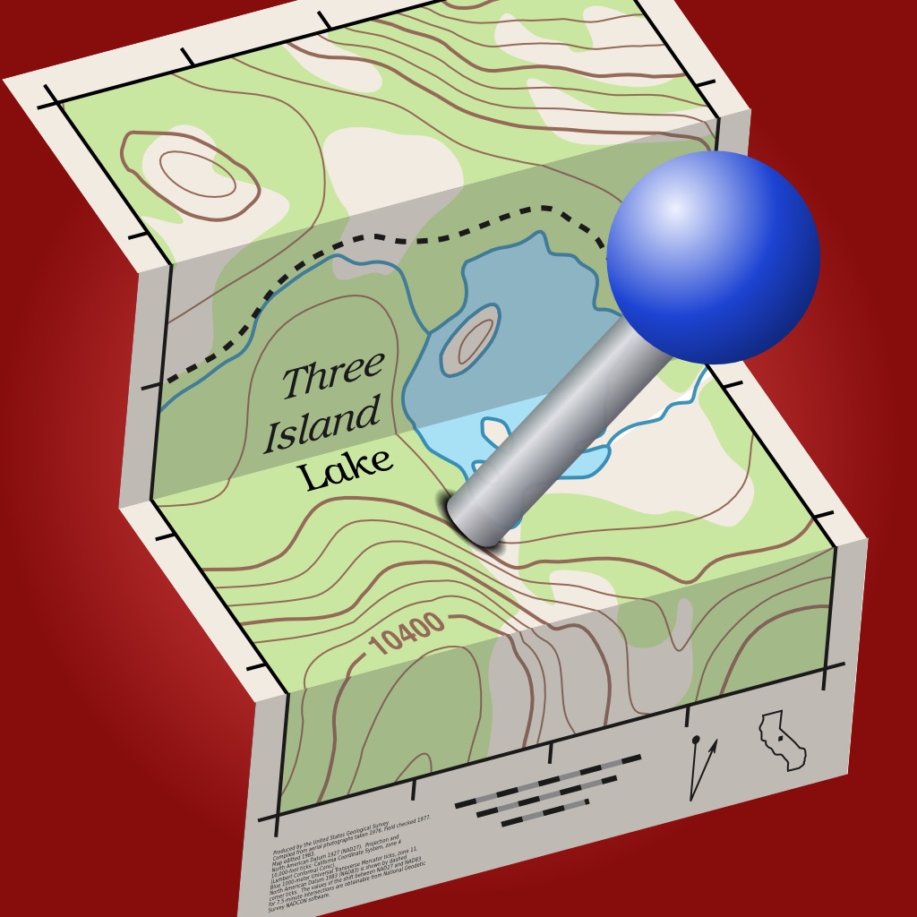 Topo Maps for iPad app icon captured 2026-08-12