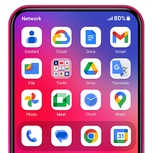 HiPhone Launcher OS Phone:Fast Google Play icon captured 2026-08-16