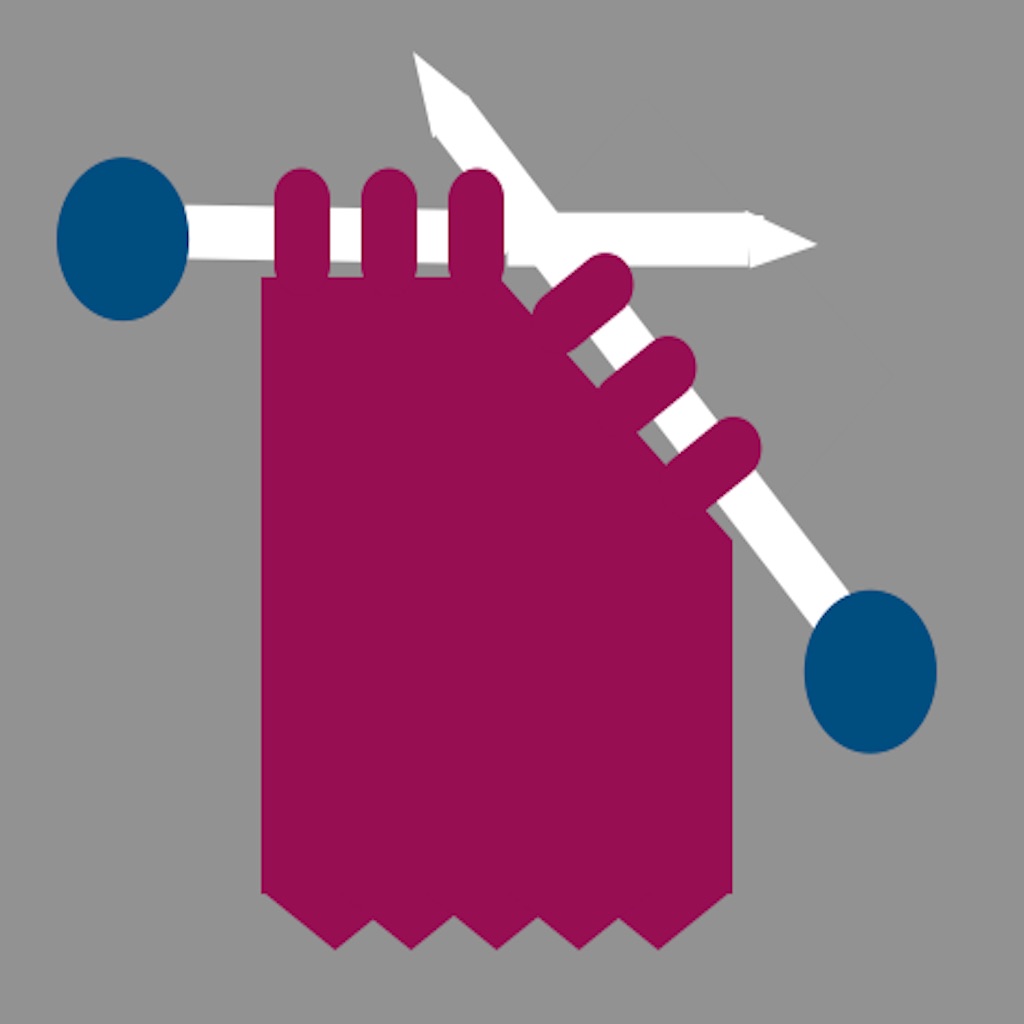 Knitting Stitch Calculator app icon captured 2026-08-11