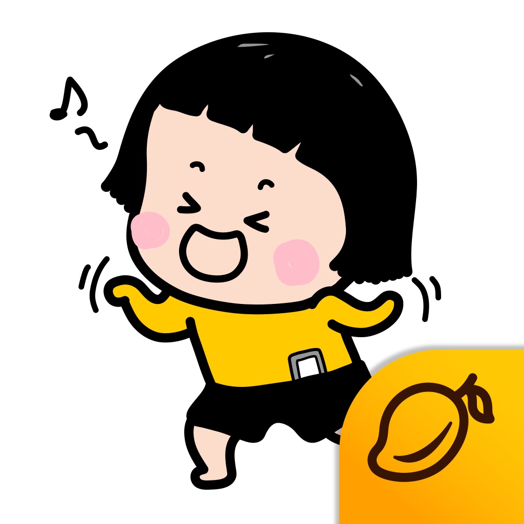 Mobile Girl, MiM Lite - Mango Sticker app icon captured 2026-08-11