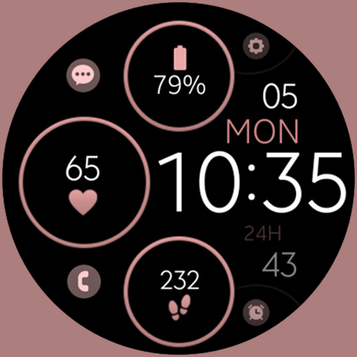 Minimal Rose Gold Watch Face Google Play icon captured 2026-08-14