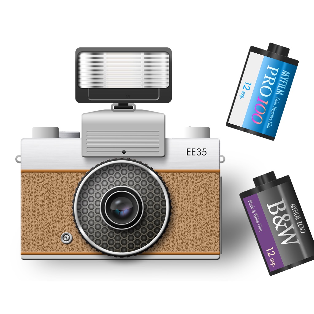 EE35 Film Camera app icon captured 2026-08-15