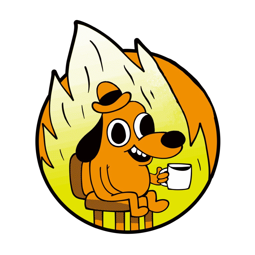 This Is Fine: Stickers app icon captured 2026-08-11