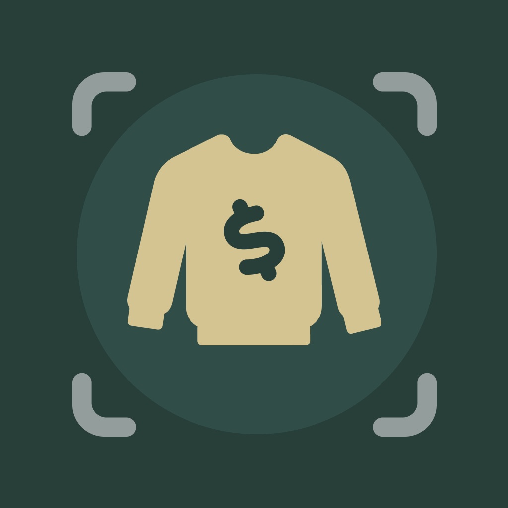 ThriftLens: AI Thrift Profit app icon captured 2026-08-12
