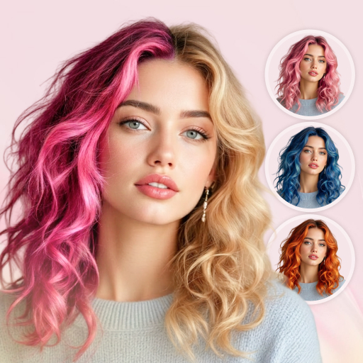 Beautix - AI Hair Changer Google Play icon captured 2026-08-12