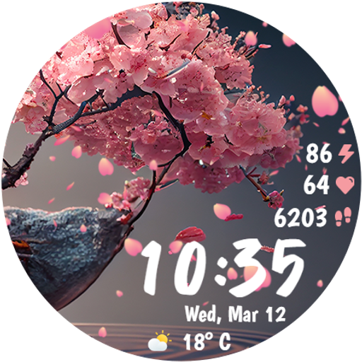 Sakura Animated Google Play icon captured 2026-08-12