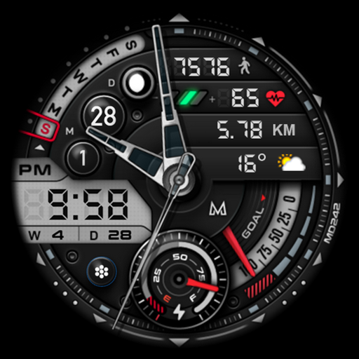 MD242 Hybrid watch face Google Play icon
