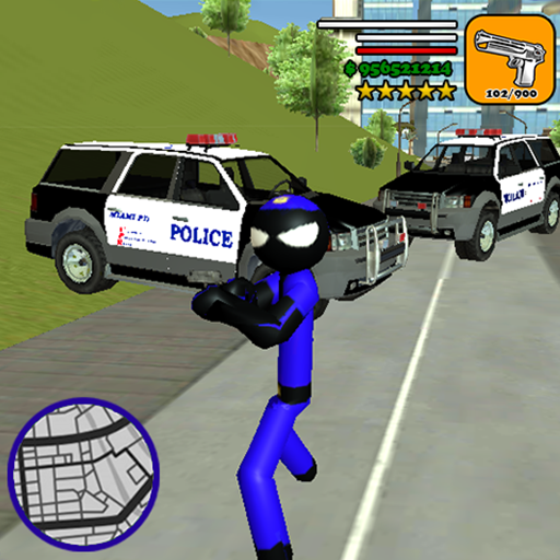 US Police Stickman Hero Google Play icon captured 2026-08-15