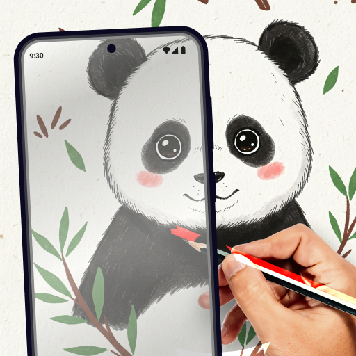 Trace Drawing: How To Draw Google Play icon captured 2026-08-12
