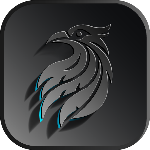 Raven Dark Icon Pack Google Play icon captured 2026-08-11