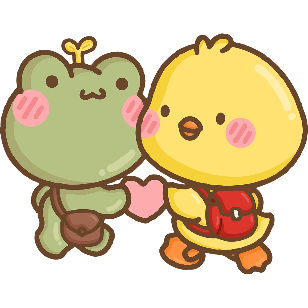 Cute Frog and Duck Stickers app icon captured 2026-08-12