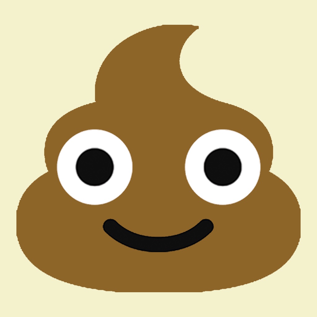 Poop emoji stickers for text app icon captured 2026-08-12