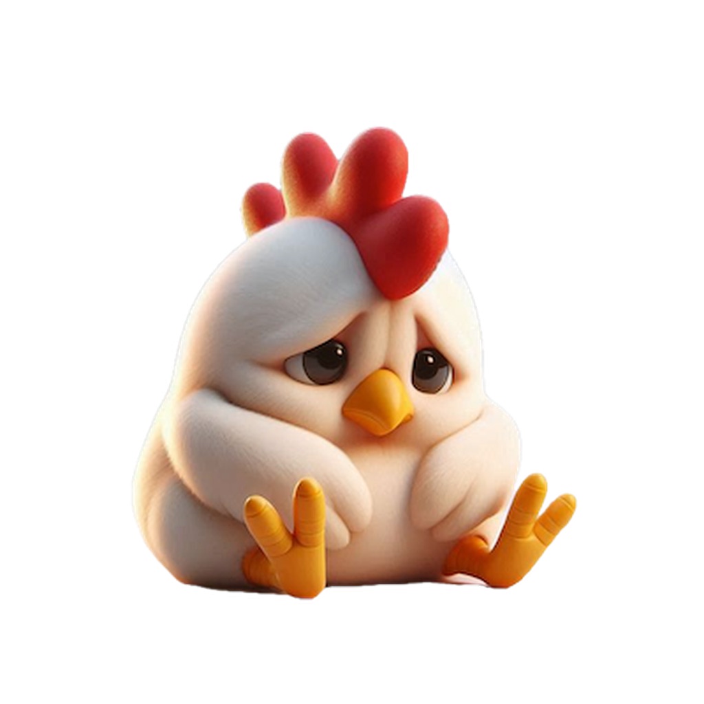 Sad Chicken Stickers app icon