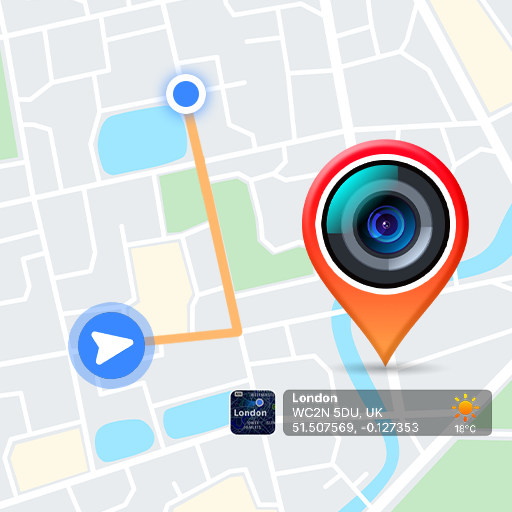 GPS Camera: Map & Timestamp Google Play icon