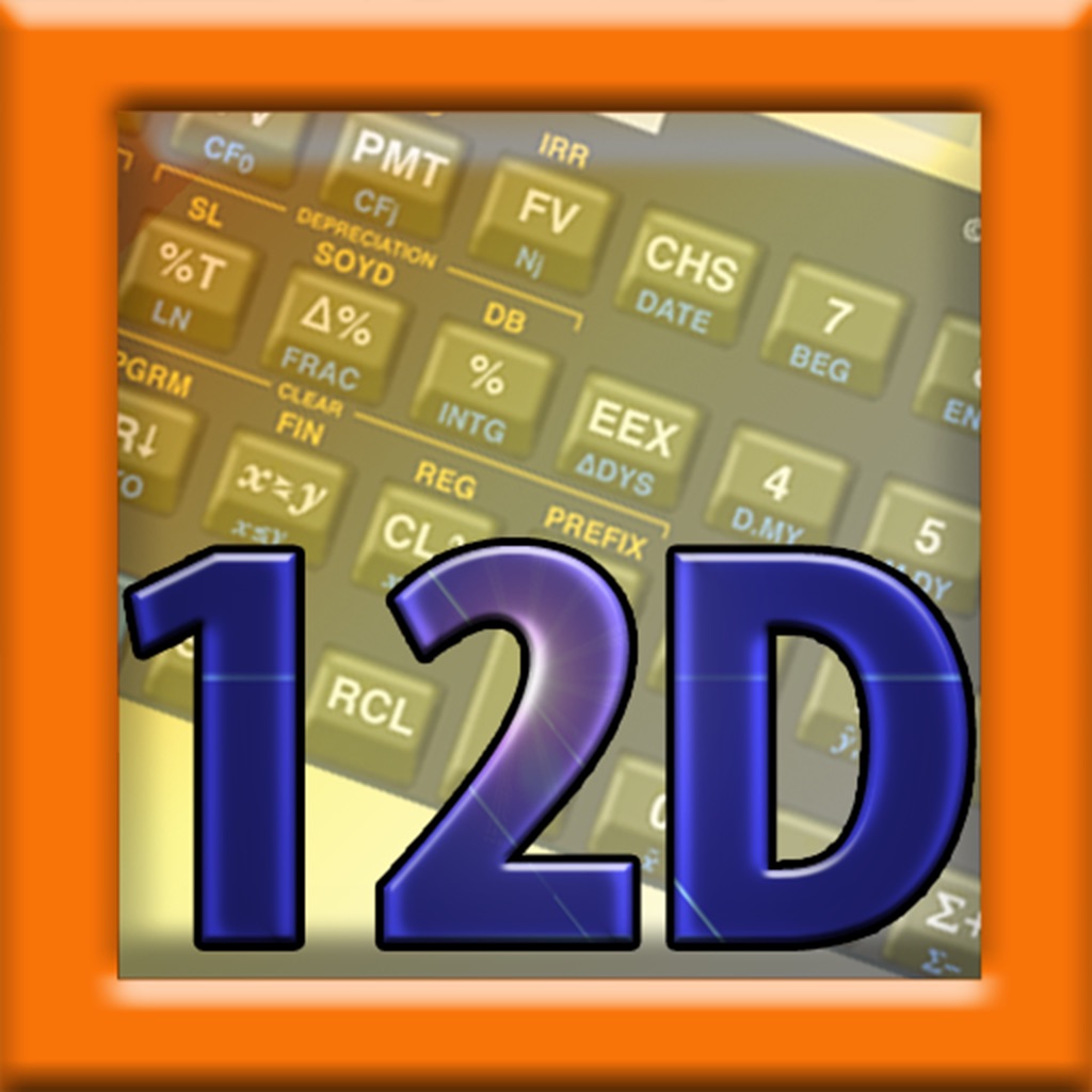MathU 12D Financial Calculator app icon captured 2026-08-11
