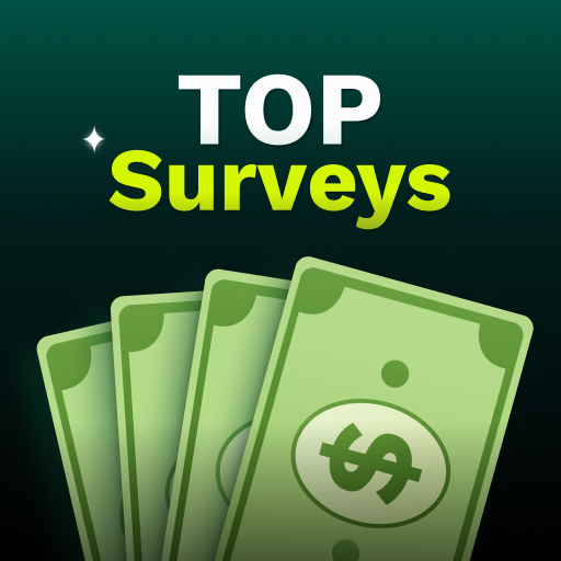 TopSurveys: Paid Surveys App Google Play icon captured 2026-08-12