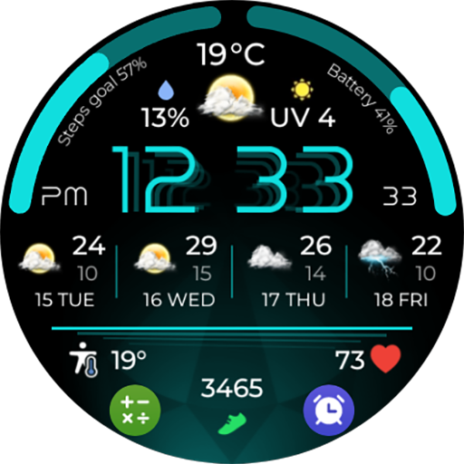 Plasma Flow Full Watch Face Google Play icon captured 2026-08-13