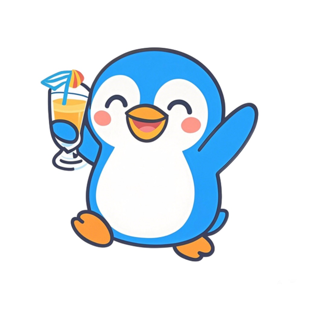 Happy penguin - Sticker app icon captured 2026-08-11