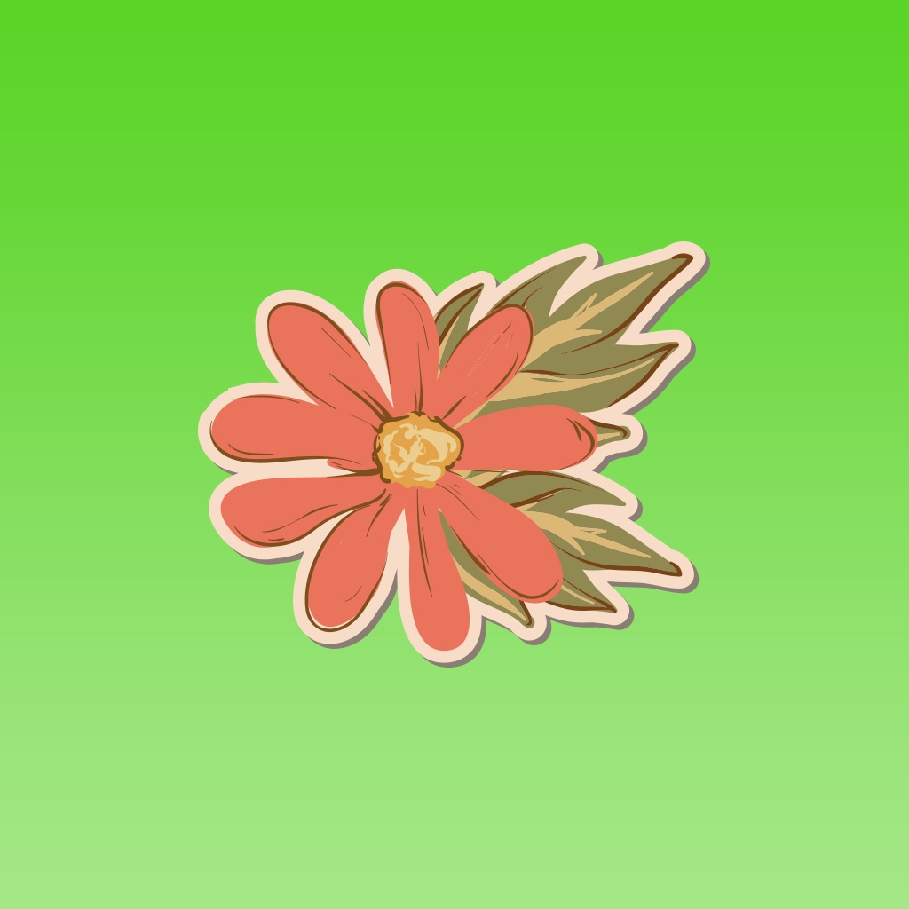 Flower Sticker Pack app icon captured 2026-08-12