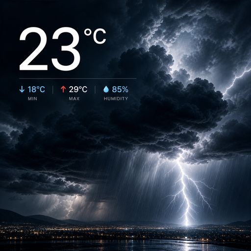 Live Weather & Weather Radar Google Play icon captured 2026-08-13
