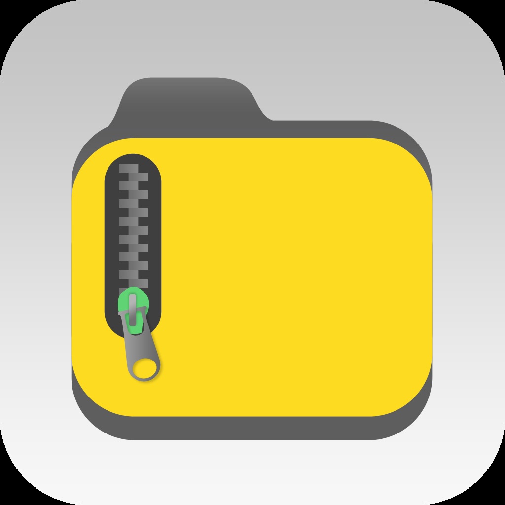 iZip - Zip Unzip Unrar app icon captured 2026-08-13