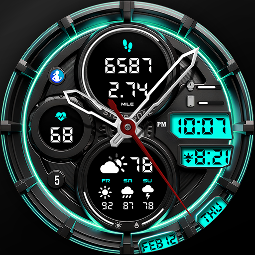 PER72 Hybrid Watch Face Google Play icon captured 2026-08-13