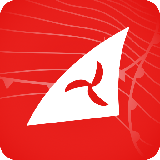 Windfinder: Wind & Weather map Google Play icon captured 2026-08-12