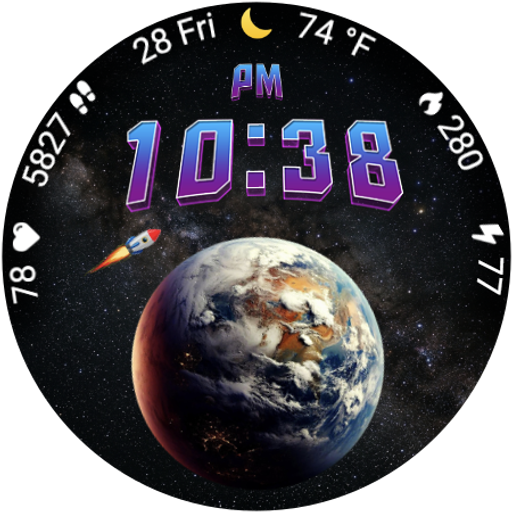 Galaxy Watchface Animated Google Play icon captured 2026-08-16