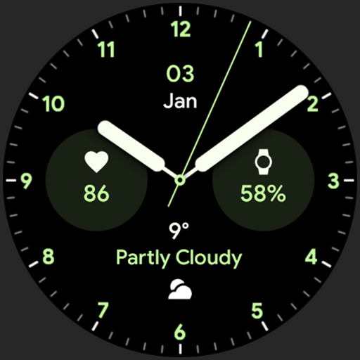 Analog PRO: Watch face Google Play icon captured 2026-08-17