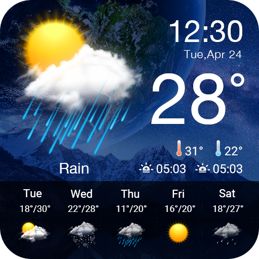Live Weather Forecast App app icon captured 2026-08-18