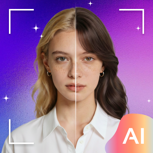 AI Art Photo - Hair Changer app icon captured 2026-08-18
