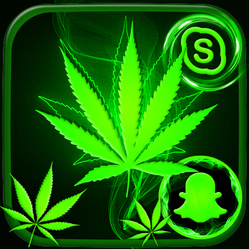 Green Leaf Launcher Theme Google Play icon captured 2026-08-16