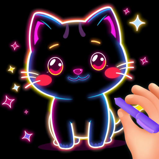 Glow Art Drawing - Doodle App Google Play icon