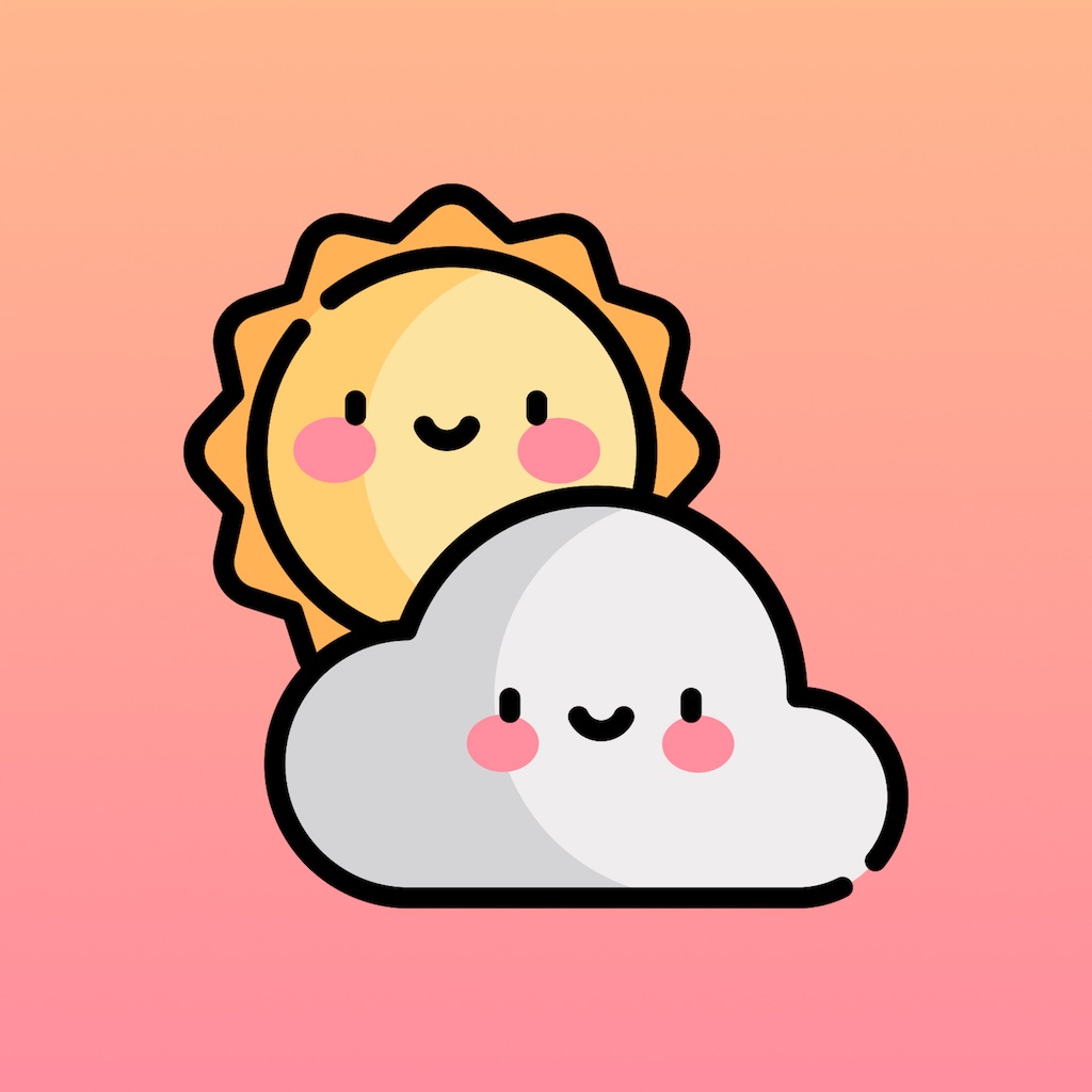 CuteWeather: weather widget app icon captured 2026-08-12