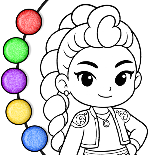 Princess Coloring Book Glitter Google Play icon captured 2026-08-12