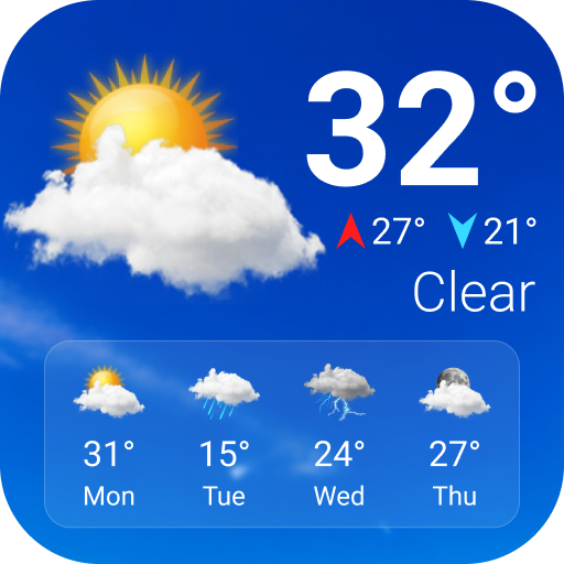 Weather forecast Google Play icon