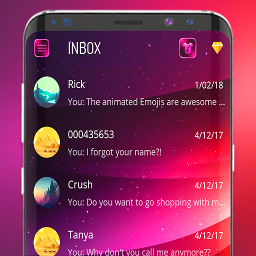 SMS a cores para messenger Google Play icon captured 2026-08-16