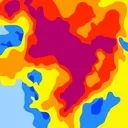レーダー・ナウキャスト(台風経路図・気象・降水・雨雲・衛星) app icon