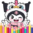Horror Coloring: Draw Color app icon