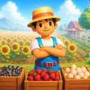 Little Farm Story: Idle Tycoon app icon