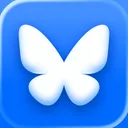 Bluesky Social app icon