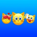 Emoji gato - Adesivos de Emoticon gatinho fofo app icon