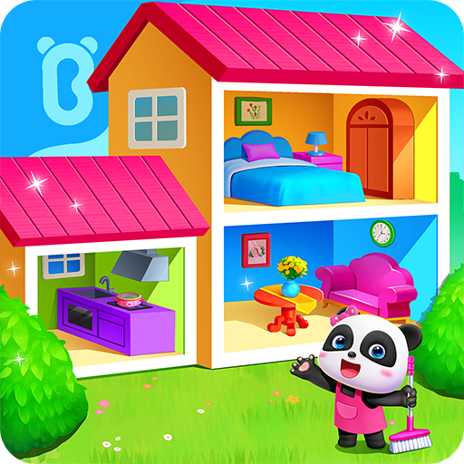 Vida do Bebê Panda: faxina app icon
