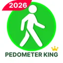 Pedometer King - Step Counter app icon