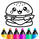 Bini Jogos de pintar e colorir app icon