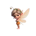 Sad Fairy Stickers app icon
