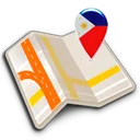 Map of Philippines offline app icon