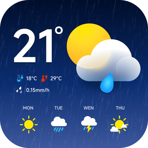 Clima: Radar e widgets ao vivo app icon
